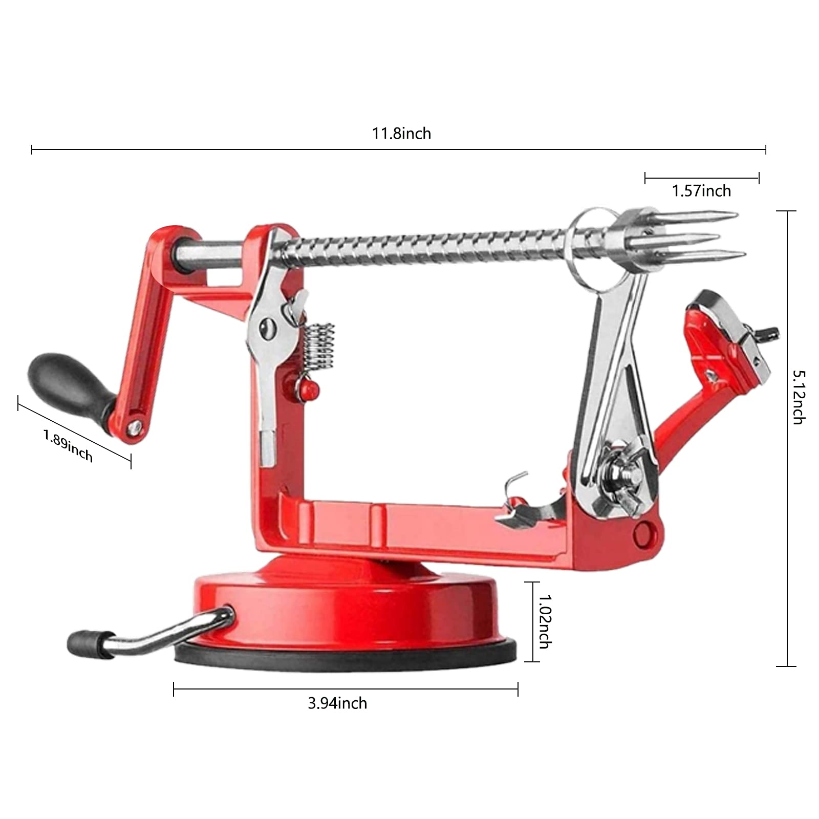 tigwin Apple Peeler Corer, Long lasting Chrome Cast Magnesium Alloy Ap - View 2
