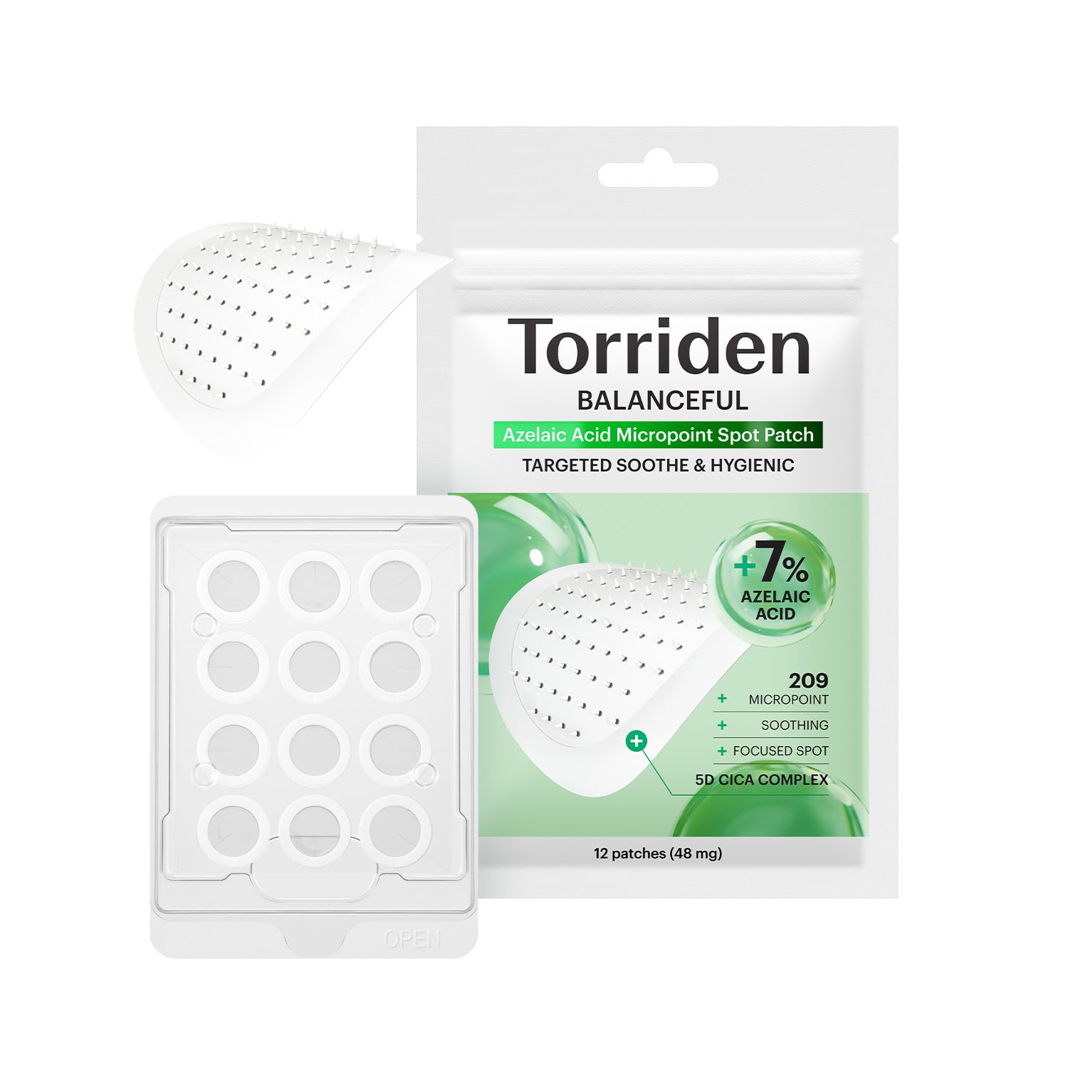 Torriden BALANCEFUL Azelaic Acid Micropoint Spot Patch (12 - Torriden
