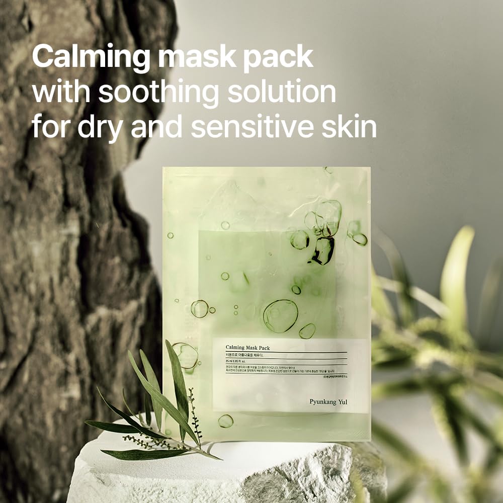 Pyunkang Yul PKY Ceramide Calming Mask Pack 10 PCS - Pyunkang Yul Official Product Imagery - 3