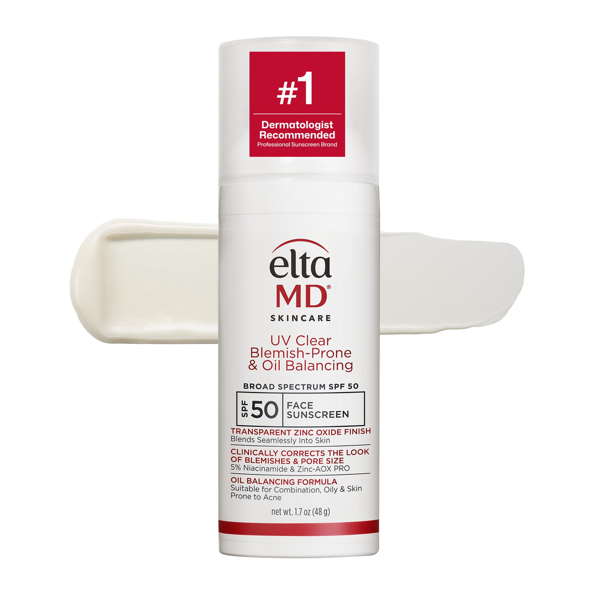 EltaMD UV Clear Face Sunscreen with Zinc Oxide Oil Free SPF - Premium Selection Official Imagery - 1