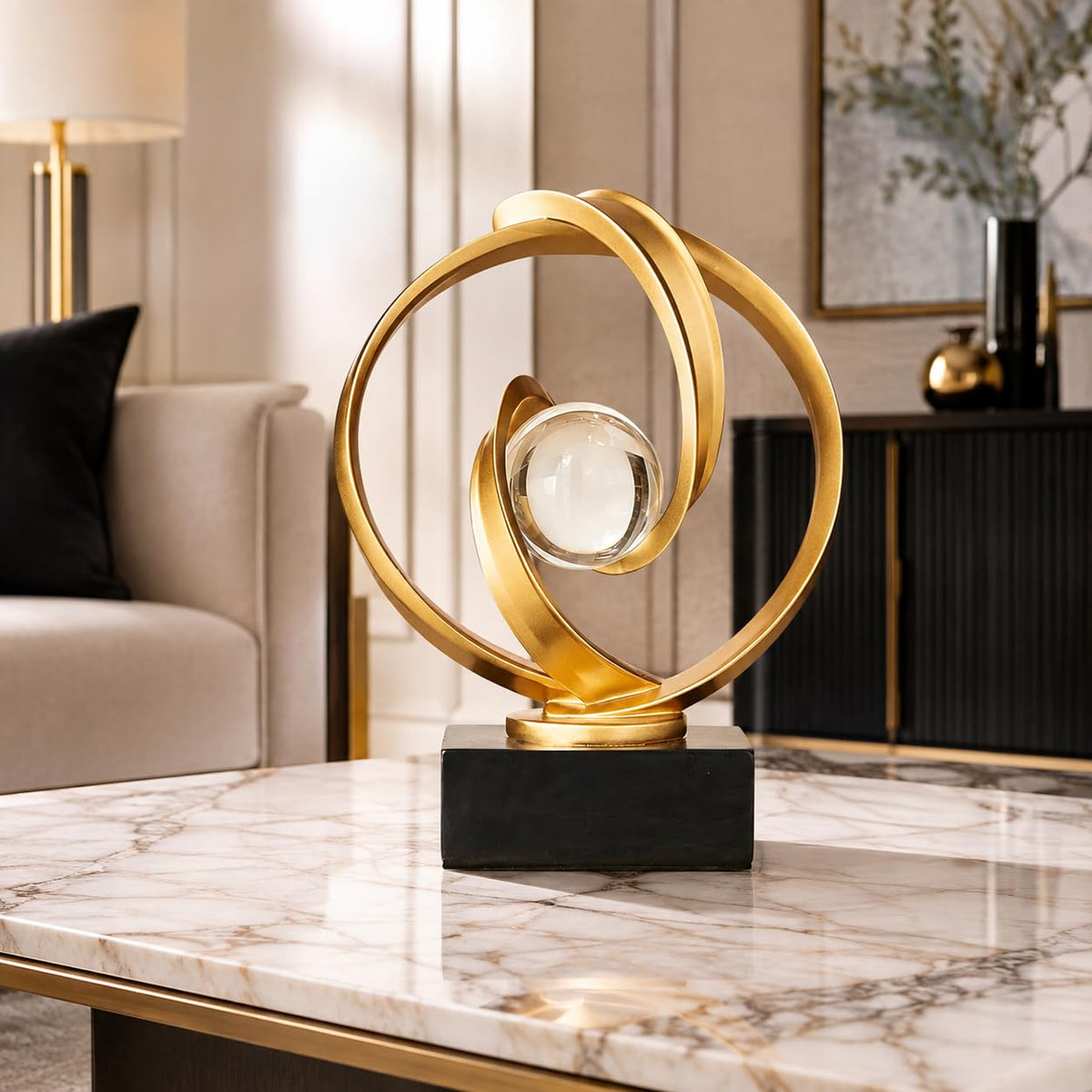 AWNR Modern Sculptures Living Room Shelf Decor Home D cor - AWNR Official Imagery - 3