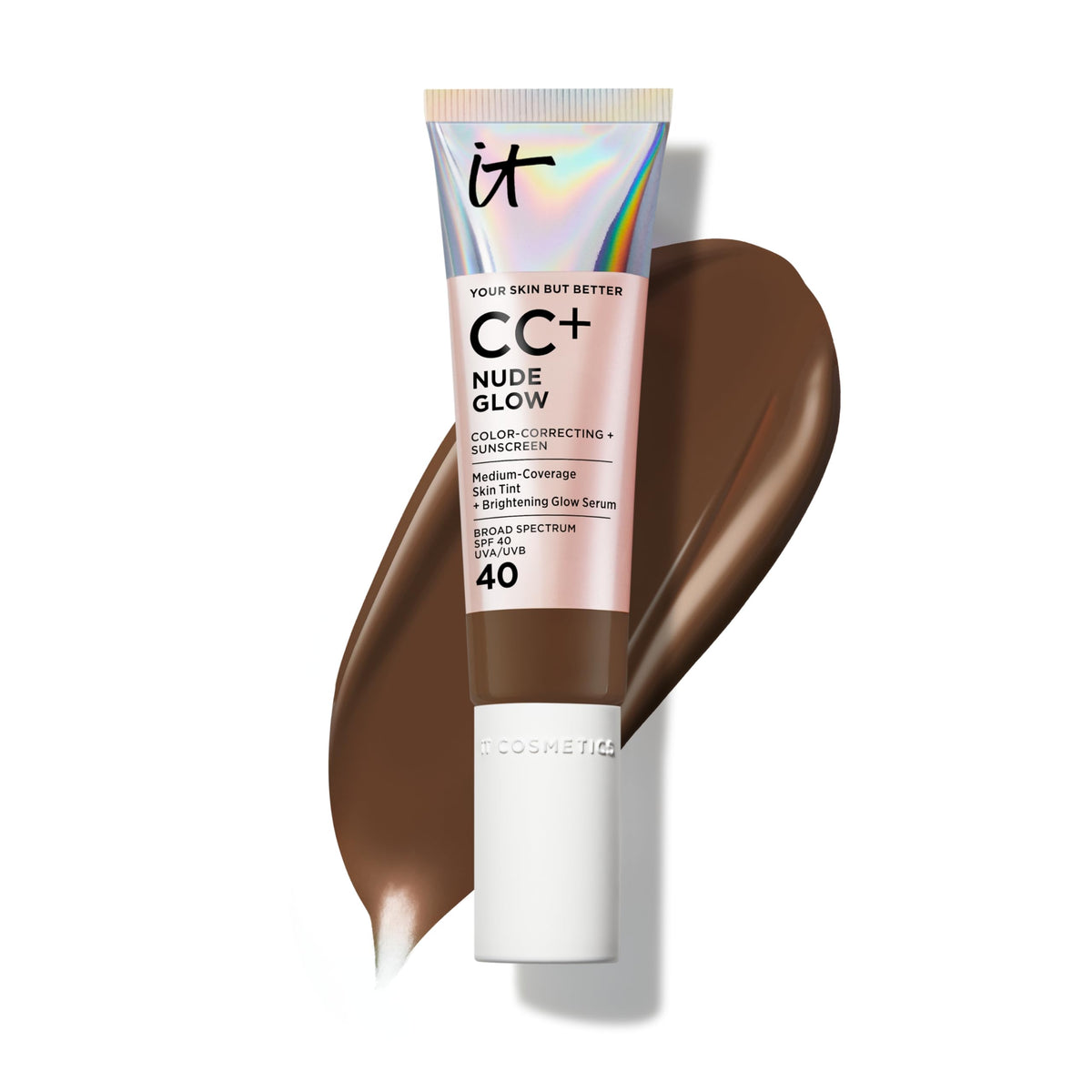 IT Cosmetics CC Cream Nude Glow Foundation with SPF 40 - Premium Selection Official Imagery - 2