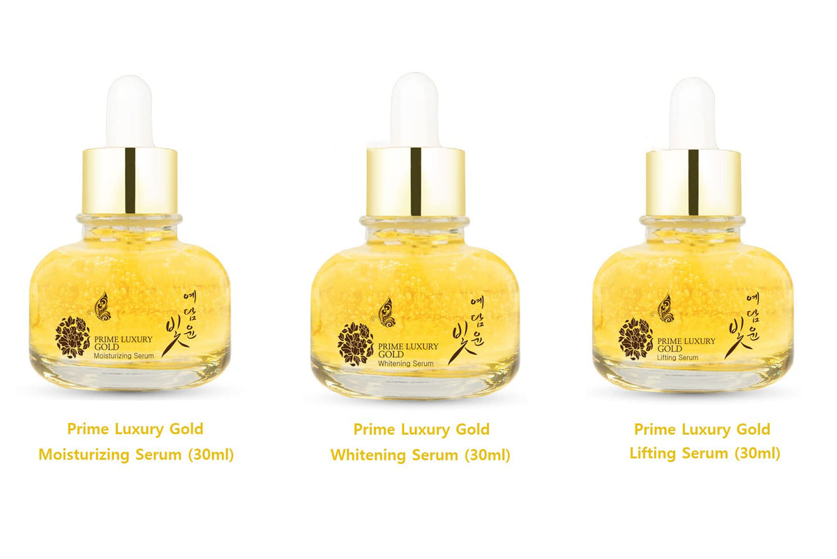 Premium Luxury Gold Women Facial Skin Care Set Beauty - BabyFaceDiary Official Imagery - 4