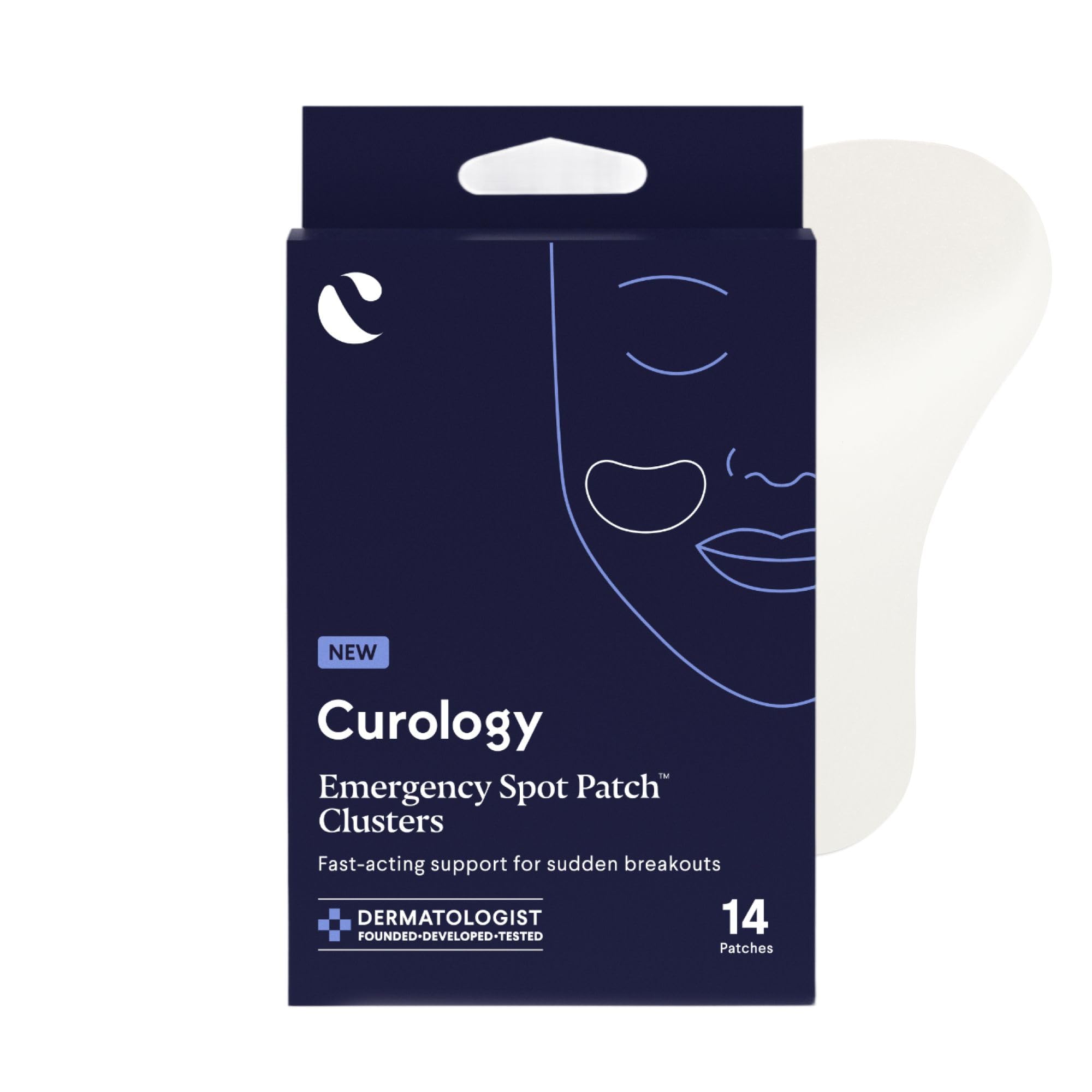 Curology Clear Pimple Patch Clusters for Face, Large - Curology