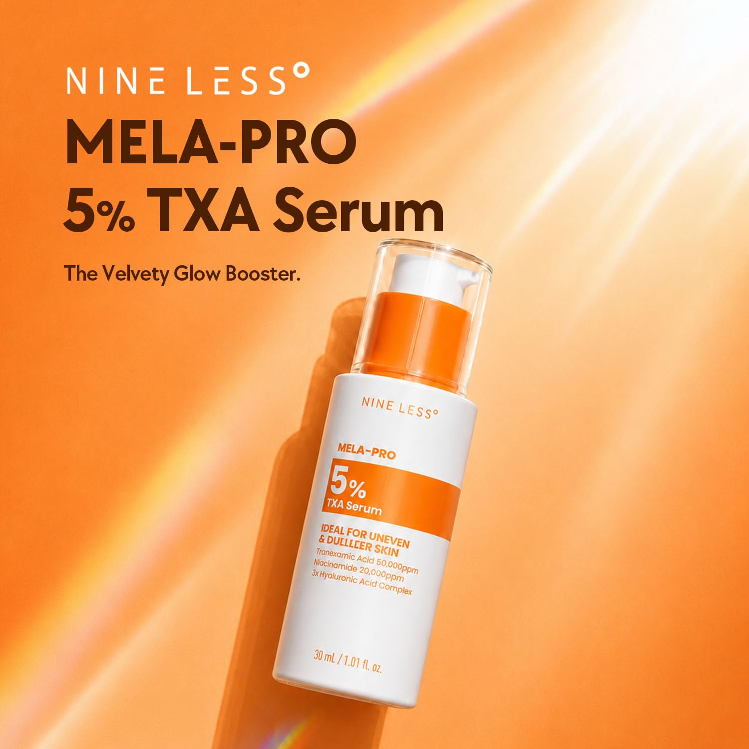 NINELESS MELA PRO 5 Tranexamic Acid Serum Radiance Booster 1 - NINELESS Official Imagery - 4