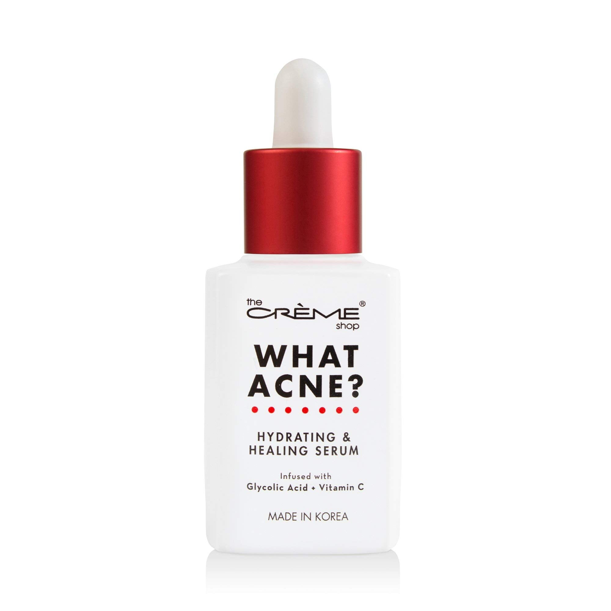 The Crème Shop Korean Skin Care | What Acne? - Hydrating & Healing Vitamin C Serum for Acne Treatment, Dull Skin, irritation, Restoring, Calming, Pore Tightening - The Crème Shop Official Product View 2