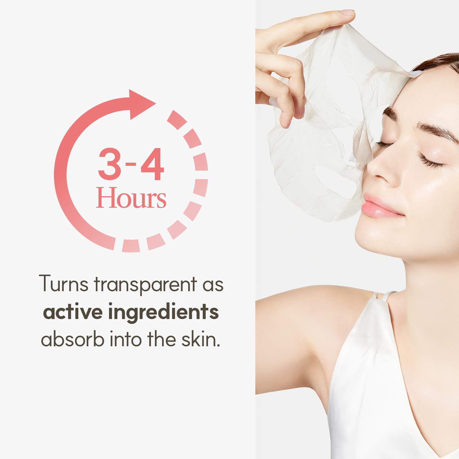 THE FACE SHOP Original Vegan Collagen Face Mask, Korean Glass Skin Ess - View 4