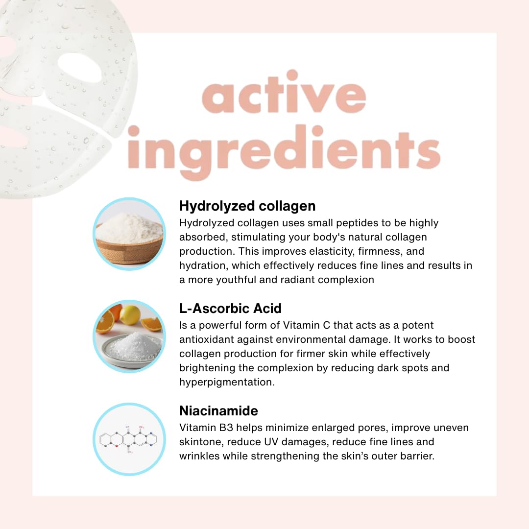 Saranghae Bio-Collagen Hydrogel Face Mask with Niacinamide - Saranghae Means I Love You