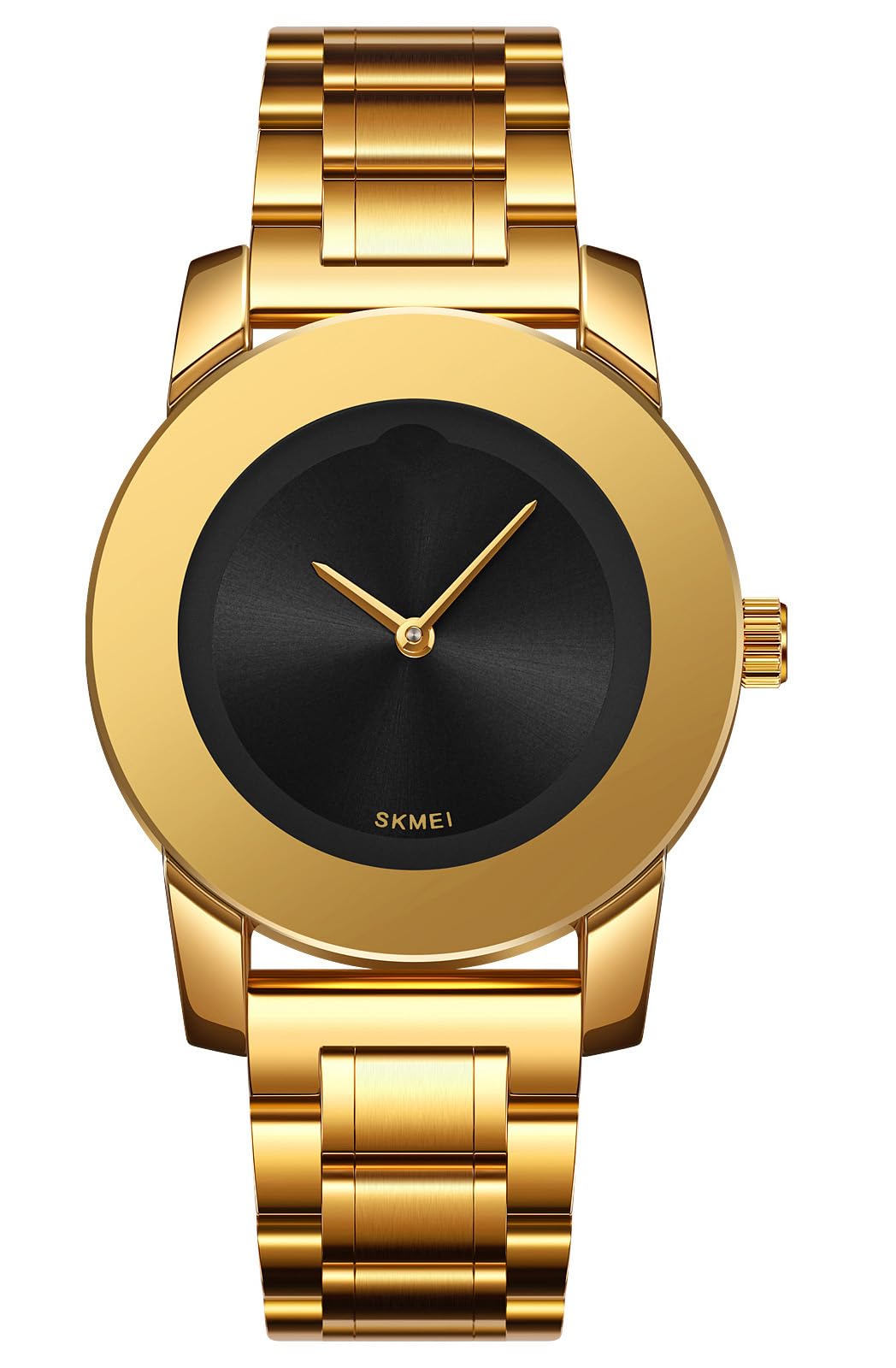 Gosasa Unisex Stainless Steel Quartz Watch, Diamond Accents - Product Imagery