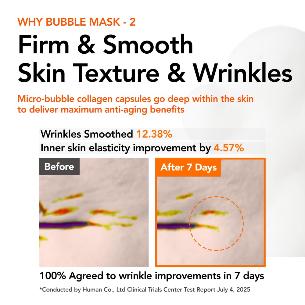 30 Seconds Bubble Mask LIFT, Collagen Firming Face Mask, 2.36 fl - MENOKIN