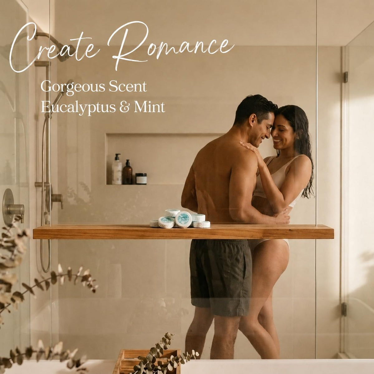 Inspire Breathe Shower Steamers 15 Mint Eucalyptus Shower - EvolutionUSA Official Imagery - 5