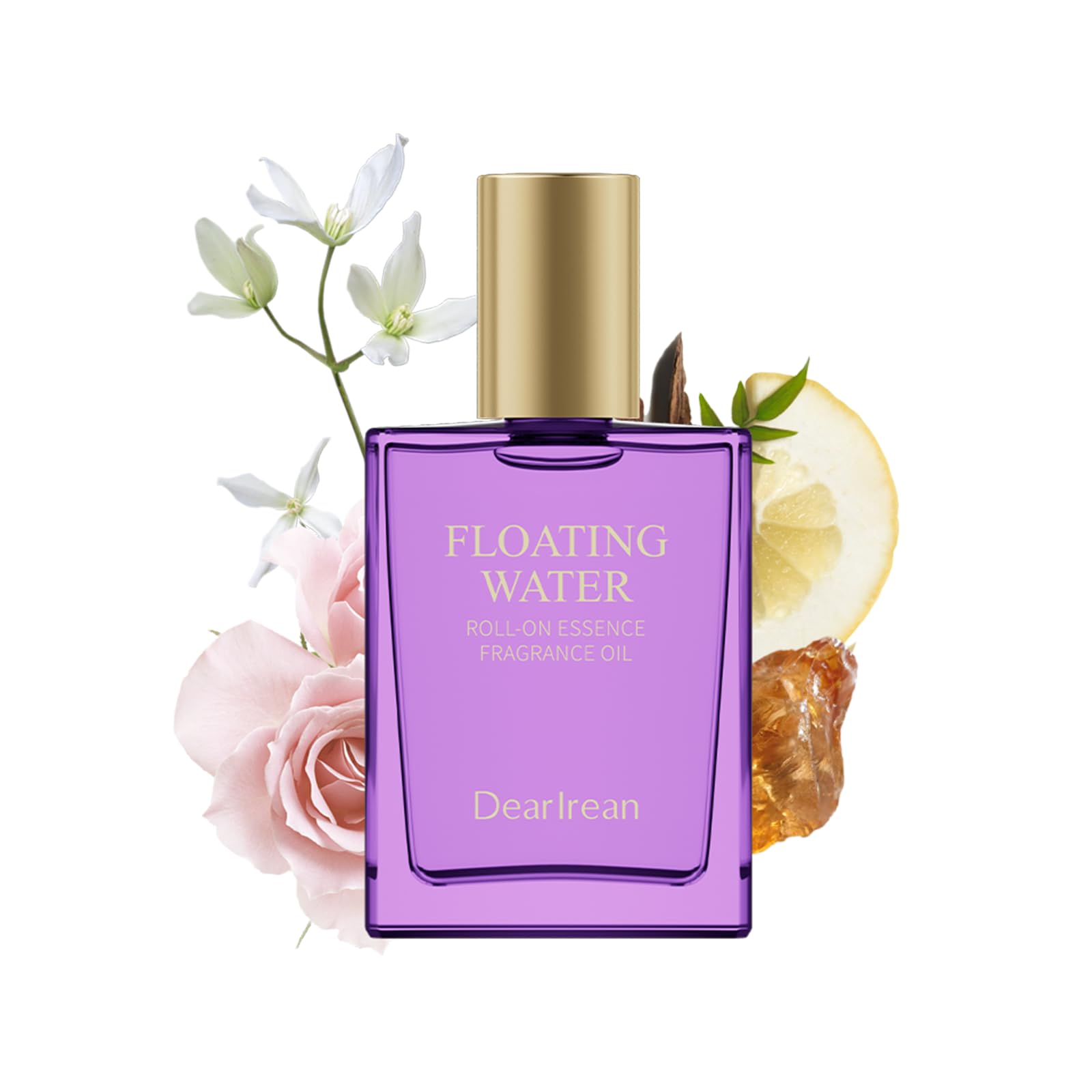 Dear Irean Perfume Oils for Women, Roll on Long Lasting Floral - Product Imagery