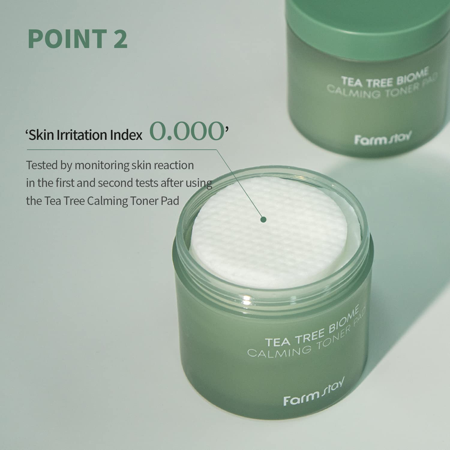 FARMSTAY Tea Tree Biome Calming Toner Pad - FARMSTAY