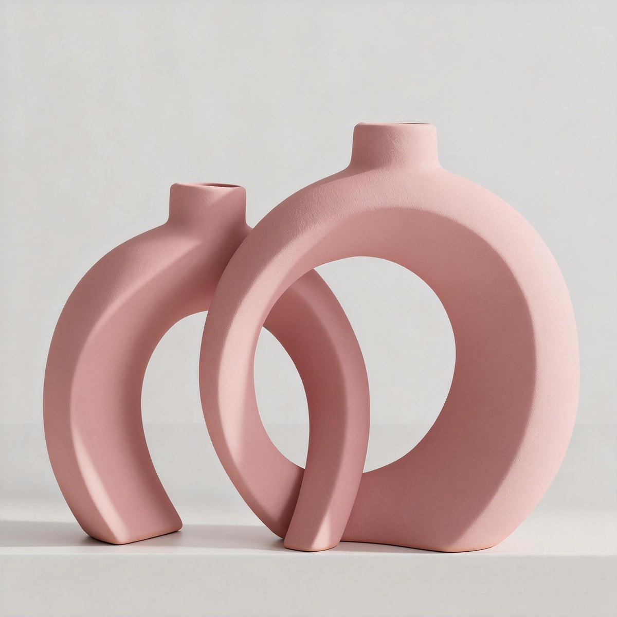 Set of 2 Gold Ceramic Vases for Home Decor Accents - Jonronboci Official Imagery - 8
