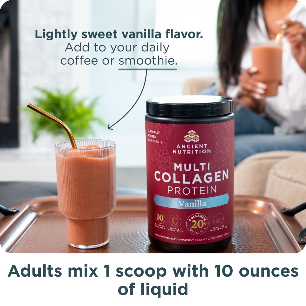 Ancient Nutrition Hydrolyzed Multi Collagen Peptides Powder - Ancient Nutrition Official Imagery - 6