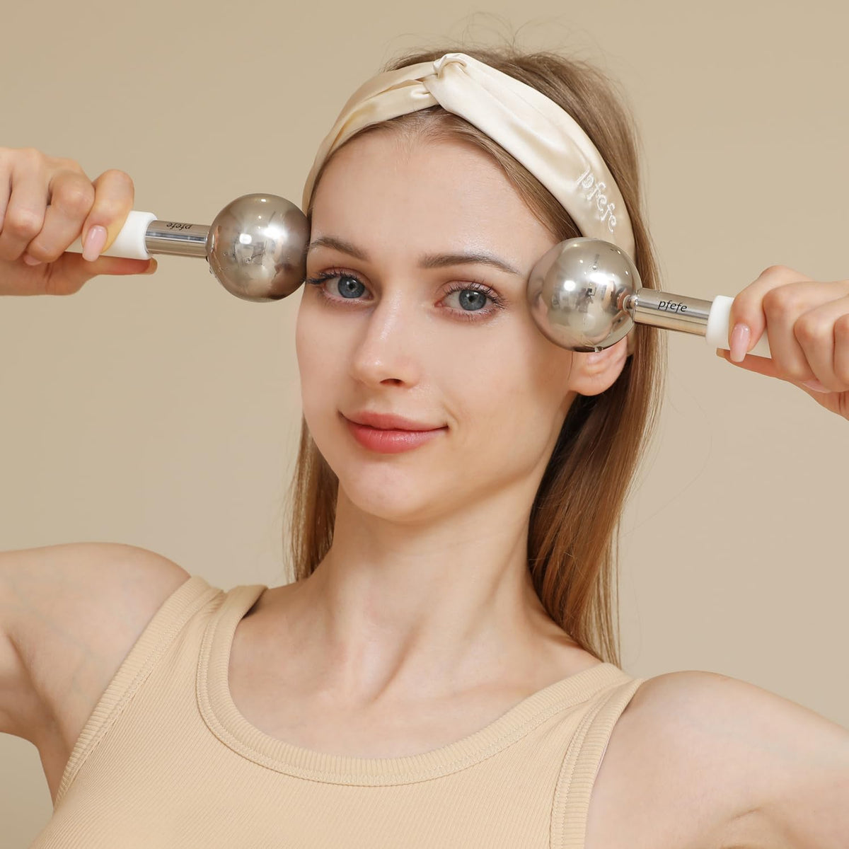 Ice Globes for Face Eyes Unbreakable Stainless Steel Cryo - pfefe Official Imagery - 6