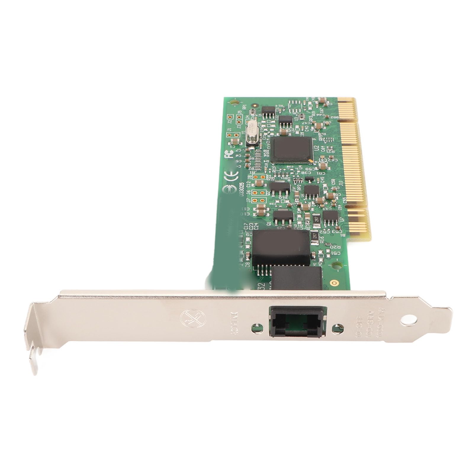 CCYLEZ PCIe Gigabit Ethernet server adapter with RJ45 copper port, 10/100/1000Mbps speed, compatible with Linux and DOS, 32-bit slot.