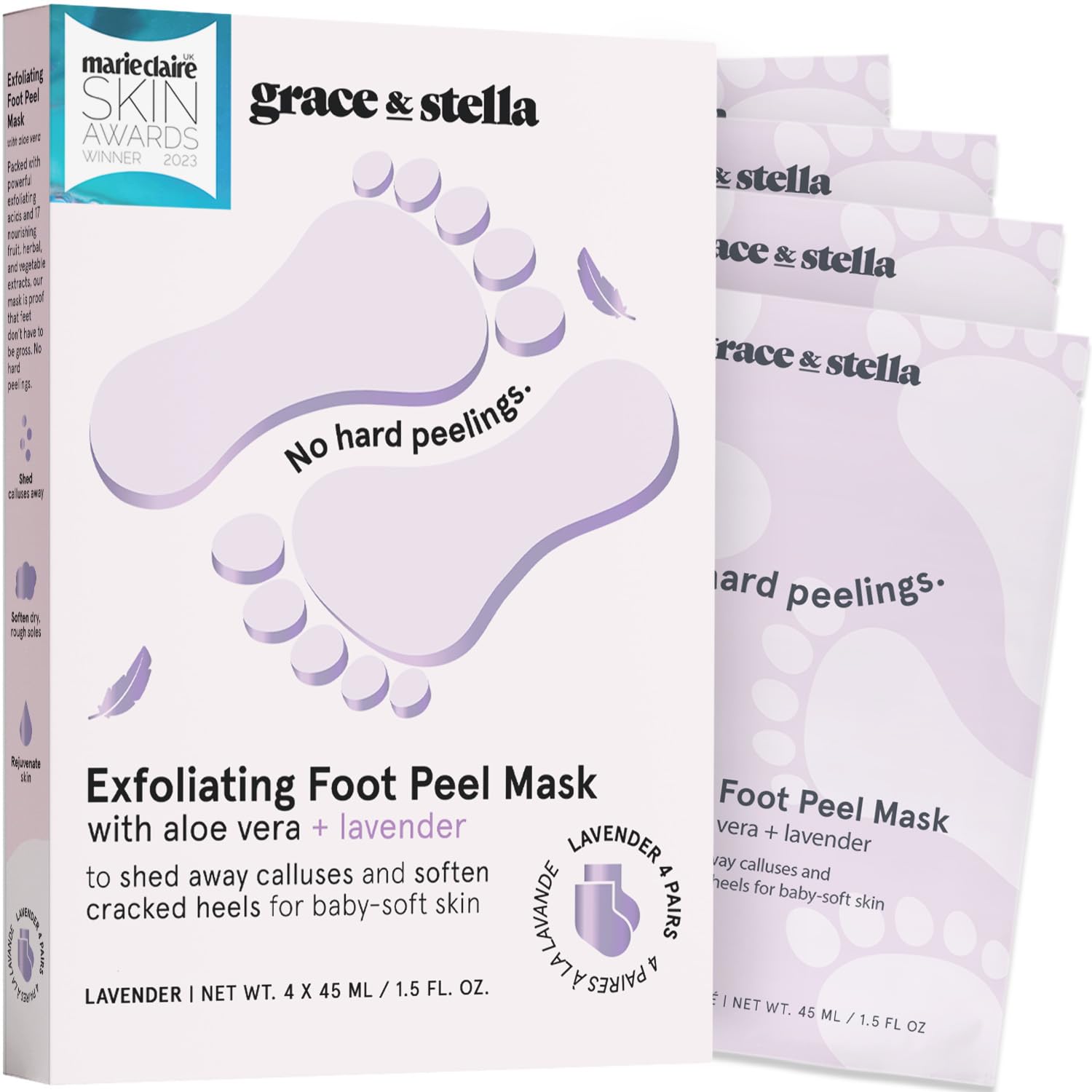 grace & stella Award-Winning Foot Peel Mask - View 10