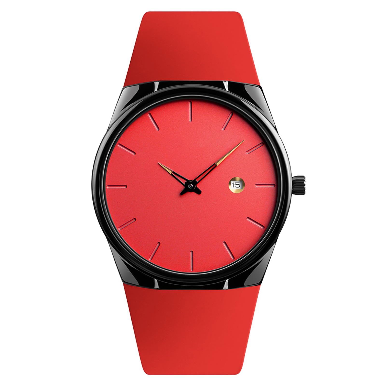 Fashion Wrist Watches for Men Casual Waterproof Unisex Analog - Product Imagery