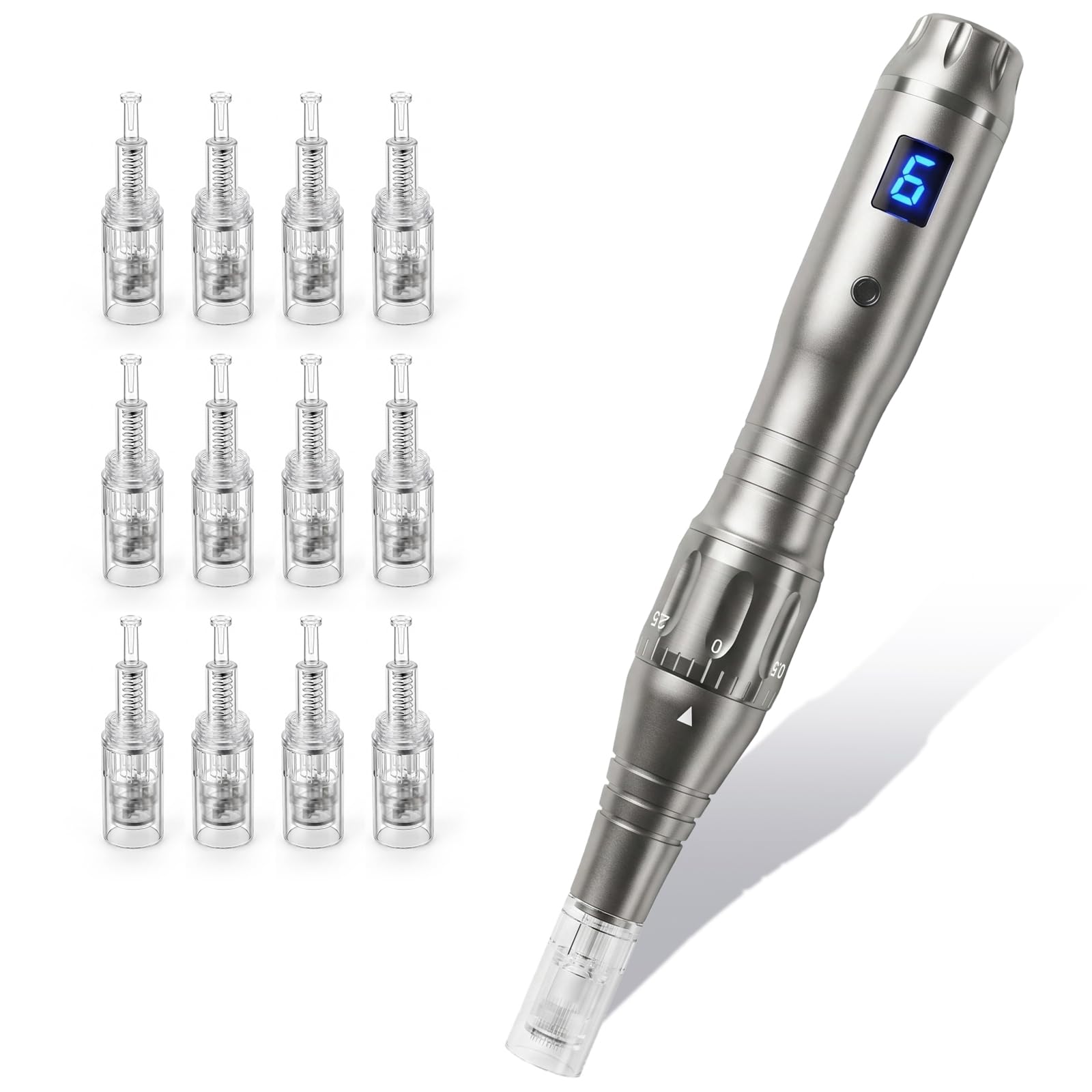 0 25mm Microneedling Pen for Face At Home Serum Applicator - Zowixel Official Imagery - 1