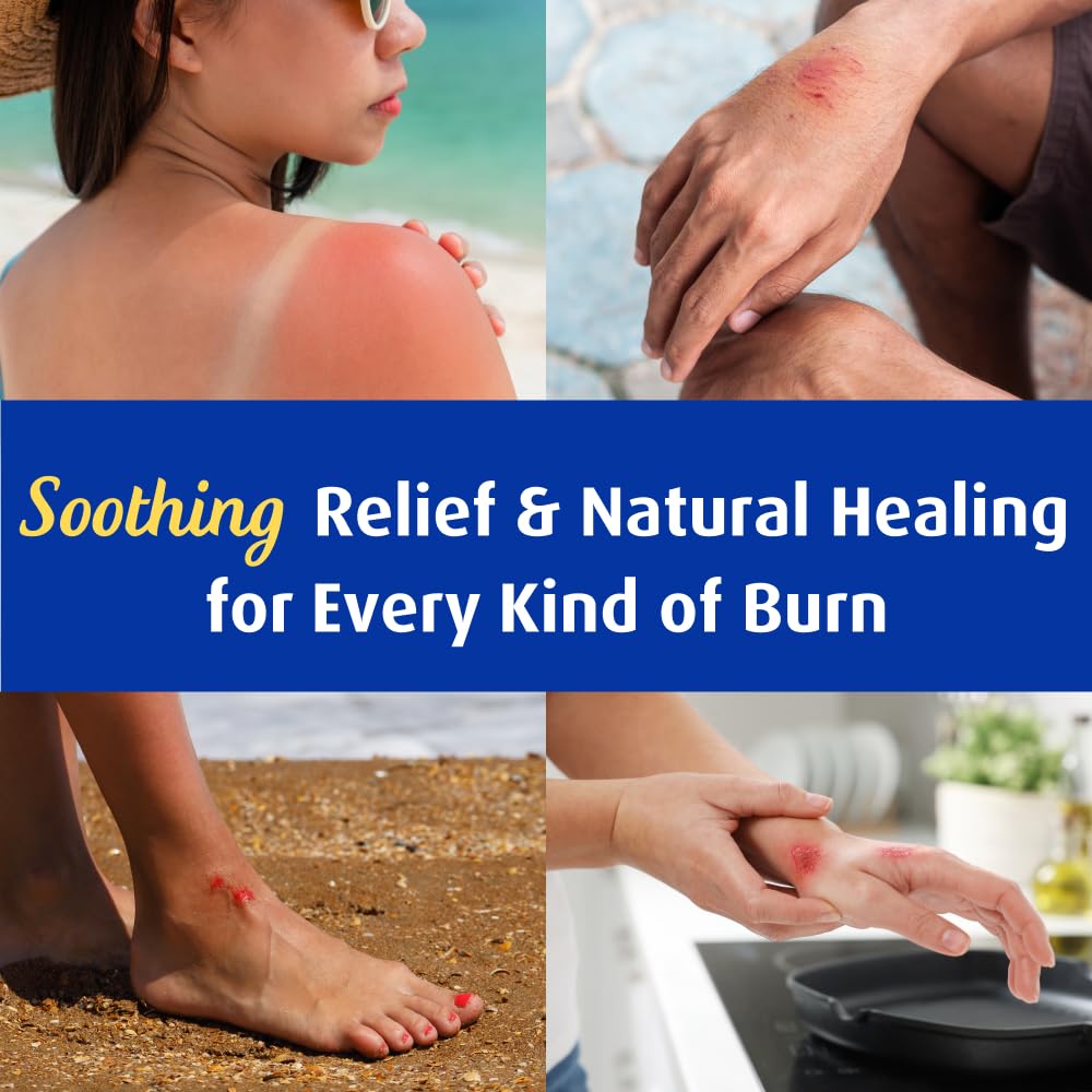 Solarcaine Cooling Hydrogel skin moisturizer with hypochlorous acid, 6 oz tube, for soothing skin care and hydration.