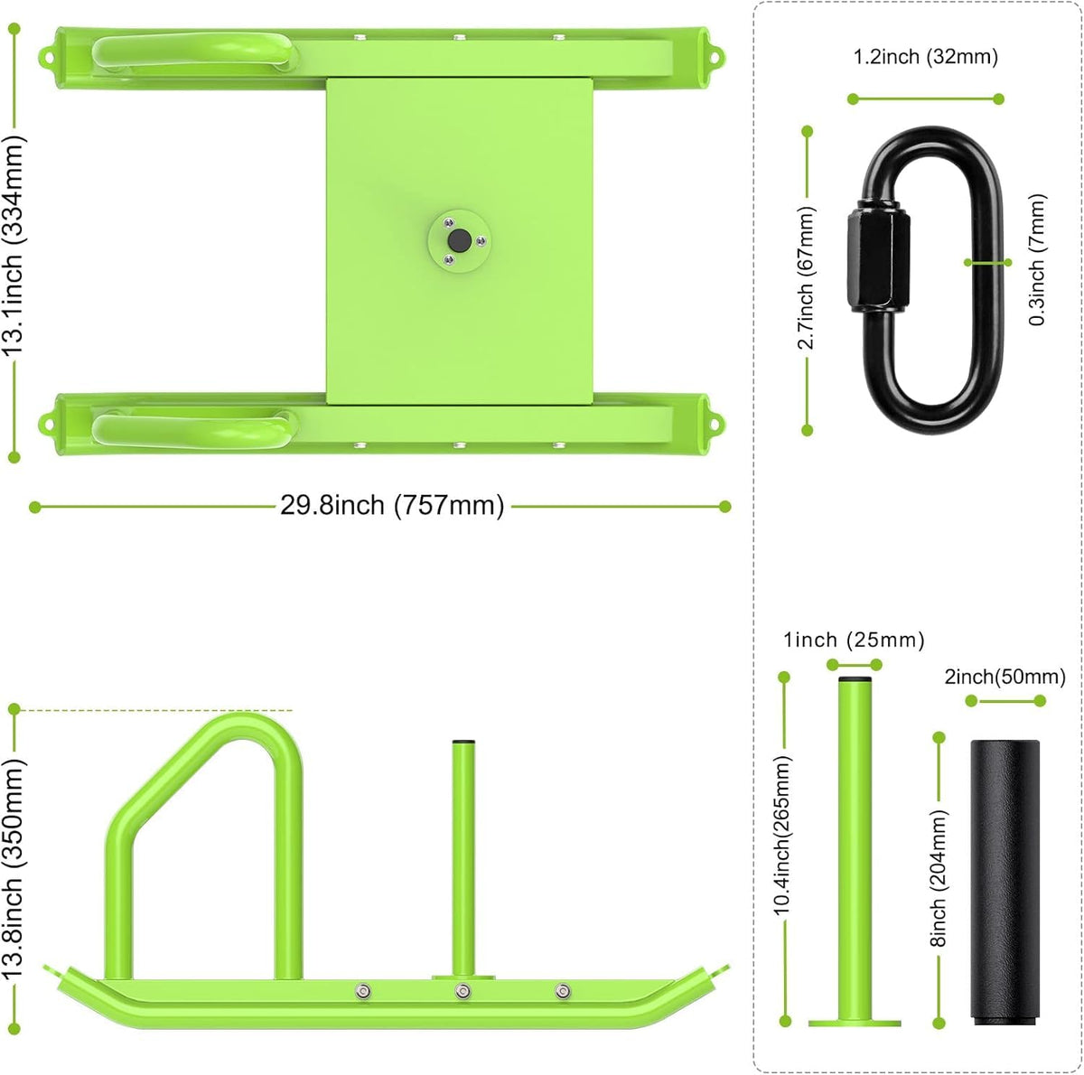 Kipika Weight Sled Workout Sled Fitness Strength Training - Kipika Official Imagery - 8