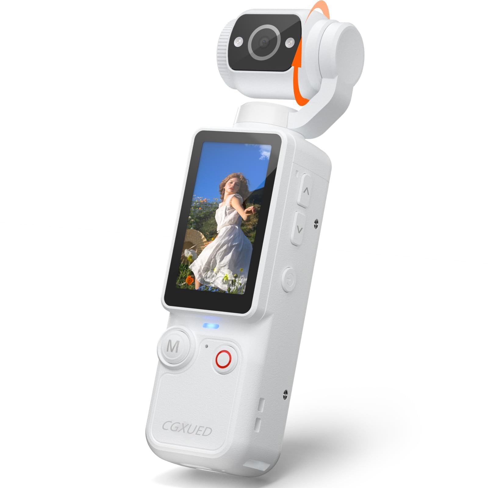 CGXUED Vlogging Camera, Mini Camcorder, Portable Handheld Video C by CGXUED - Angle View 10