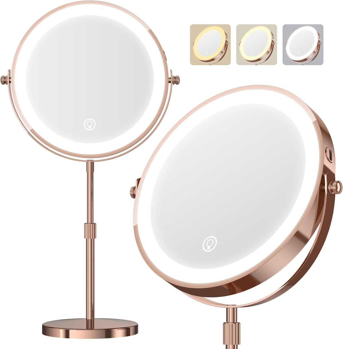 Dienmern Makeup Mirror 1X 20X Rechargeable Vanity Mirror - Dienmern Official Imagery - 1