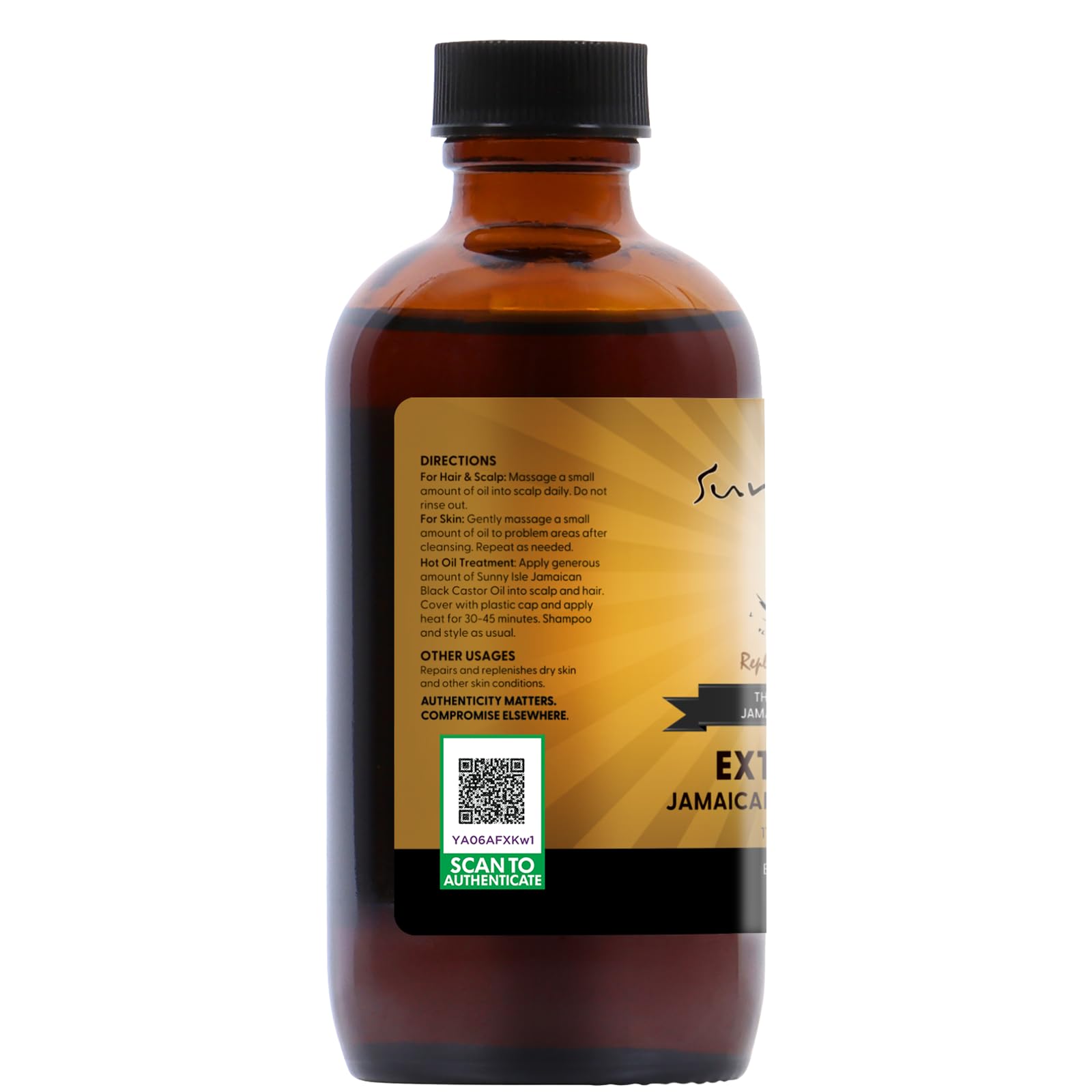 Sunny Isle Extra Dark Jamaican Black Castor Oil , Richer Thicker JBCO - Sunny Isle Official Product View 9