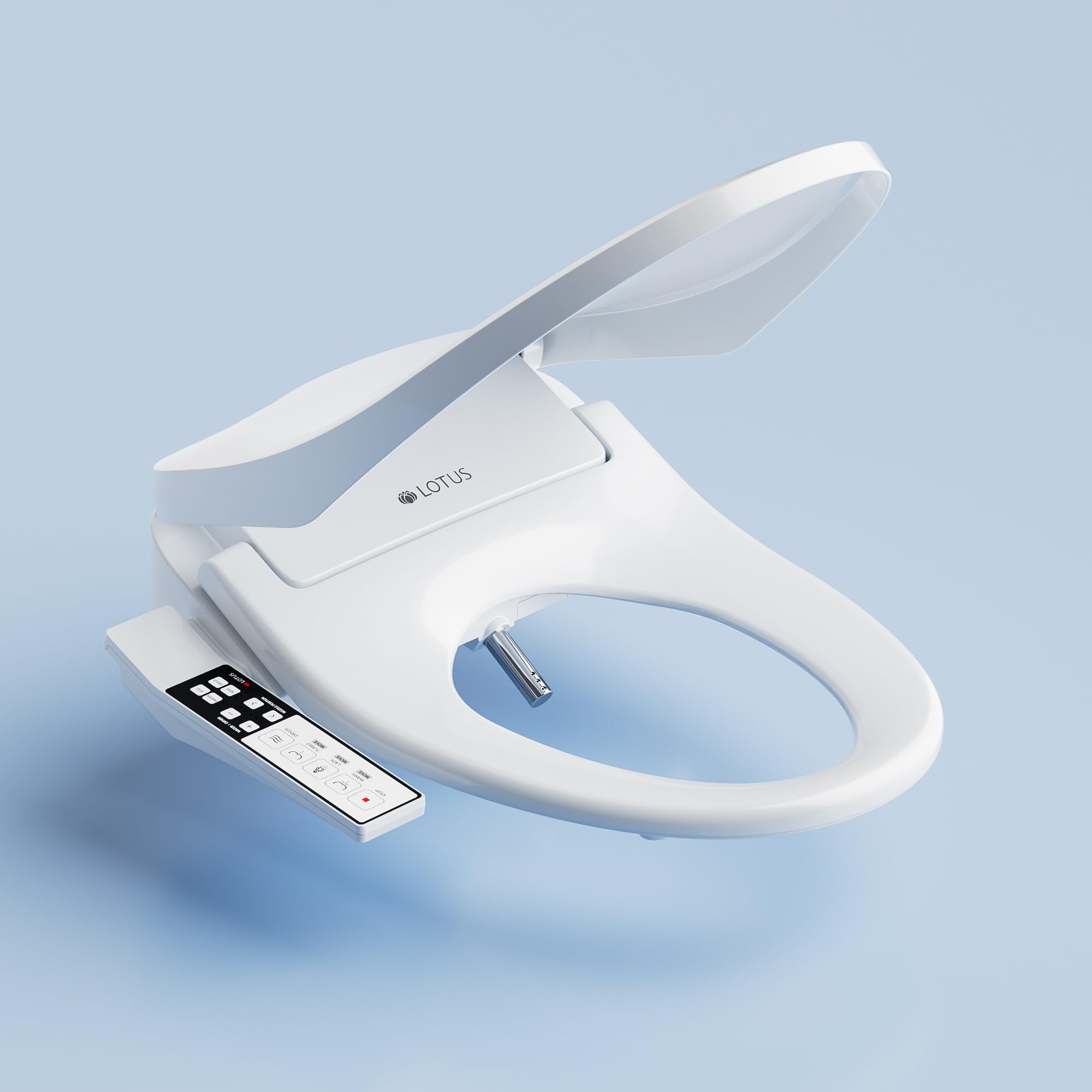 Lotus Bidet ATS-850 Elongated | Slim Heated Toilet Seat with Adjustable Warm Wat - Lotus Official Product View 1