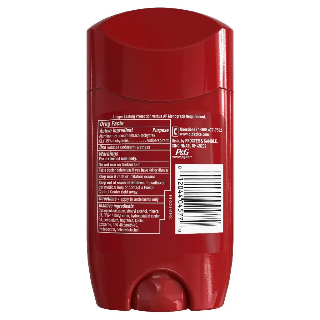 Old Spice Steel Titan Anti-Perspirant Deodorant, 2.6 oz (Pack of 3)