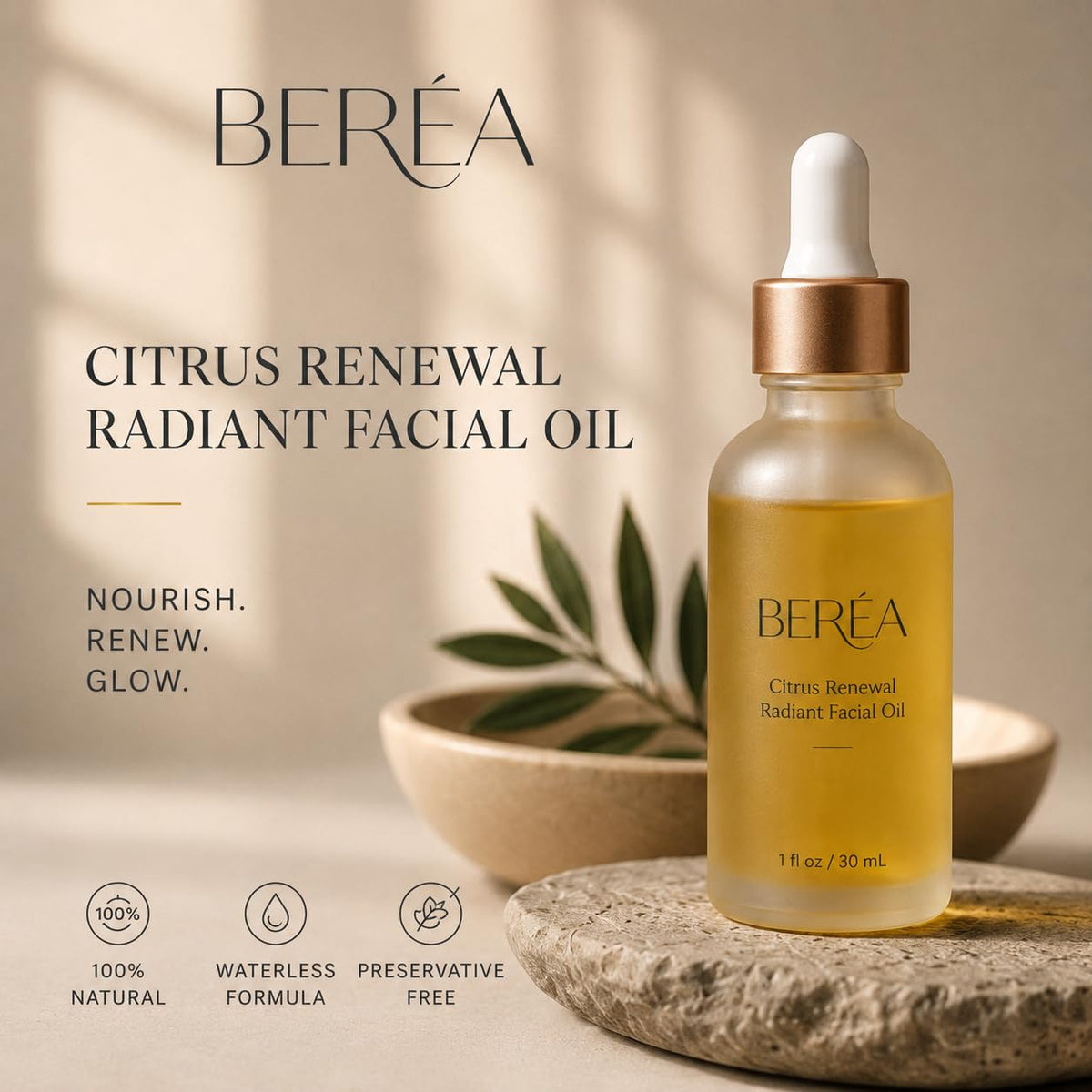 Citrus Renewal Facial Oil - Beréa Official Imagery - 5