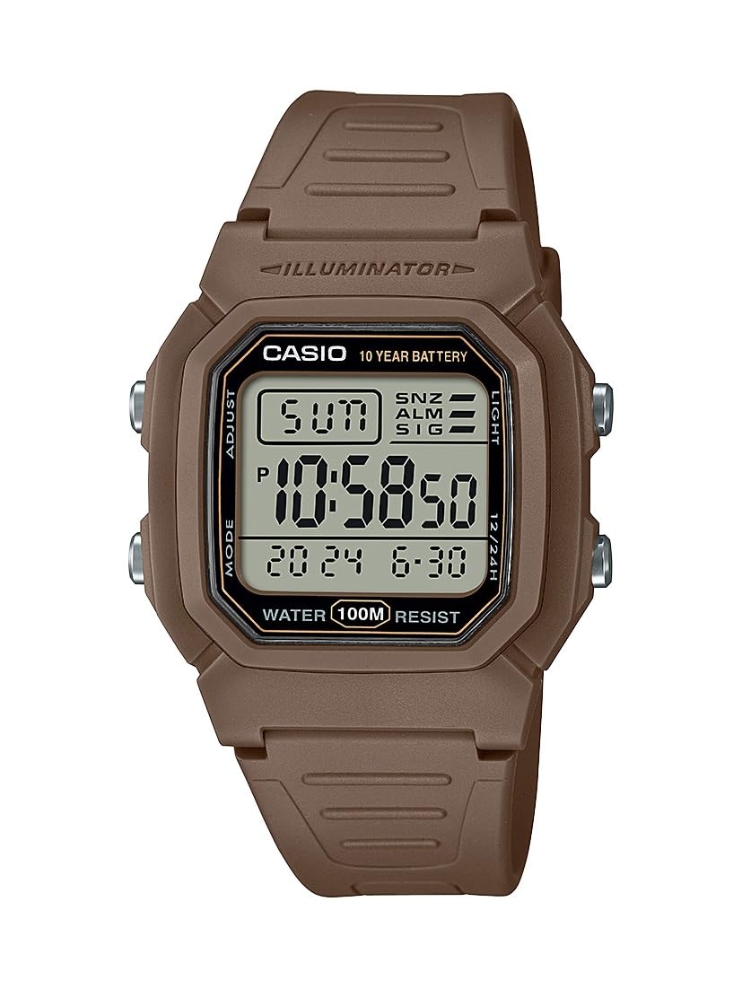 Casio W800HG Series | Men’s Digital Watch | 100 Meter Water Resistance - View 4