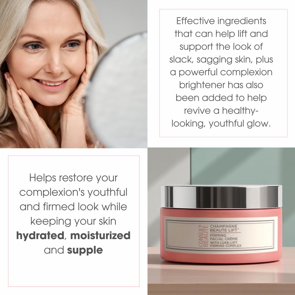 Consult Beaute Champagne Lift Firming Moisture Cream for - Consult Beaute Official Imagery - 6