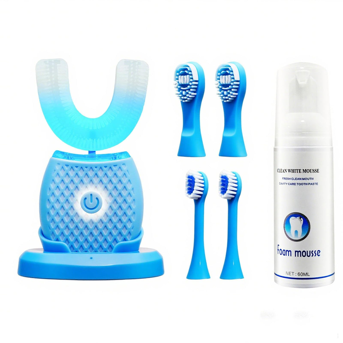 Automatic U Shaped Electric Toothbrush Kit For Adult Daily - Ralexidog Official Imagery - 2