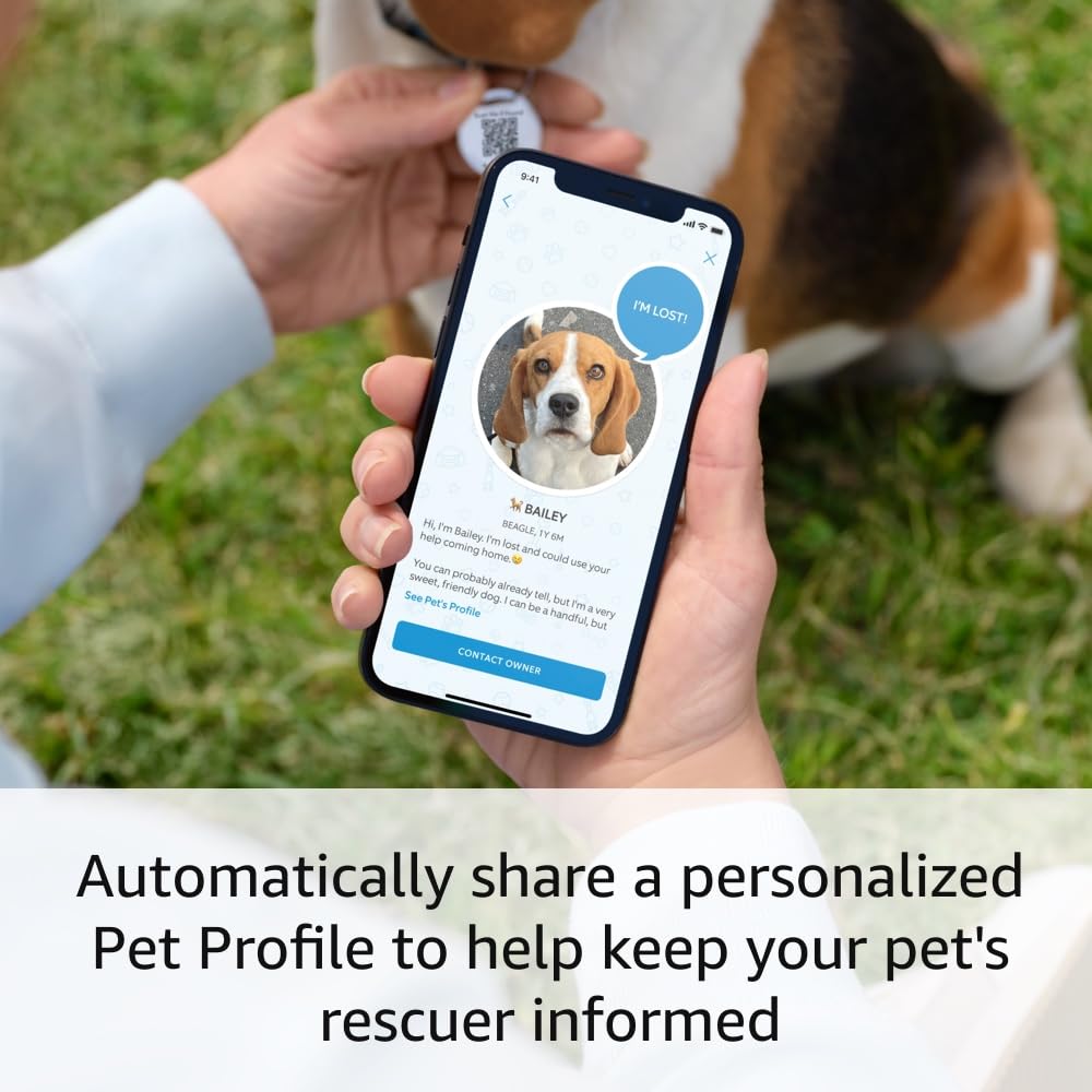 Ring Pet Tag | Easy-to-use tag with QR code | Real-time scan aler - Ring Official Product View 5