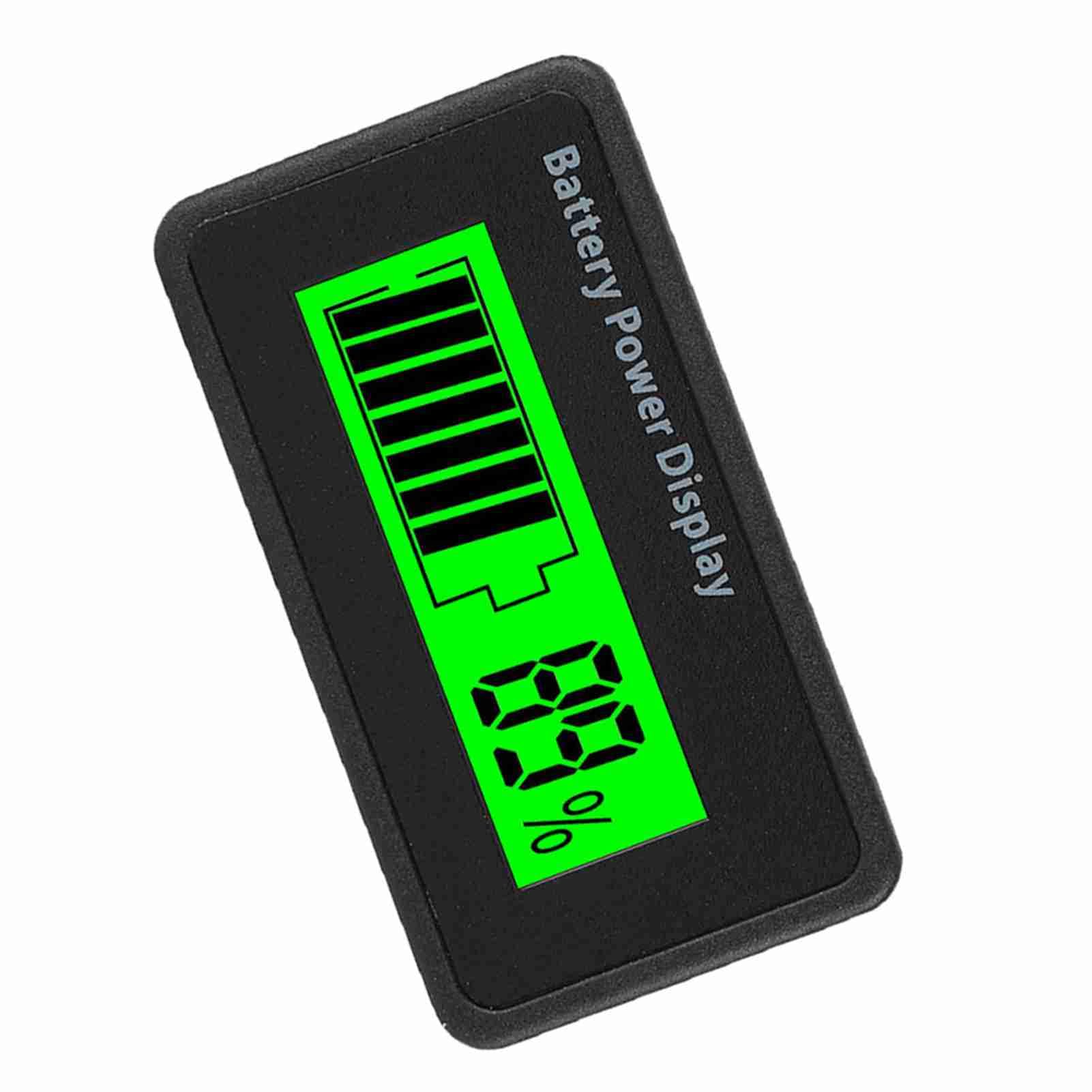 LICAEVEY GY-6H universal battery capacity tester with LCD display, voltage meter, and green backlight for 12-48V electric circuit testing