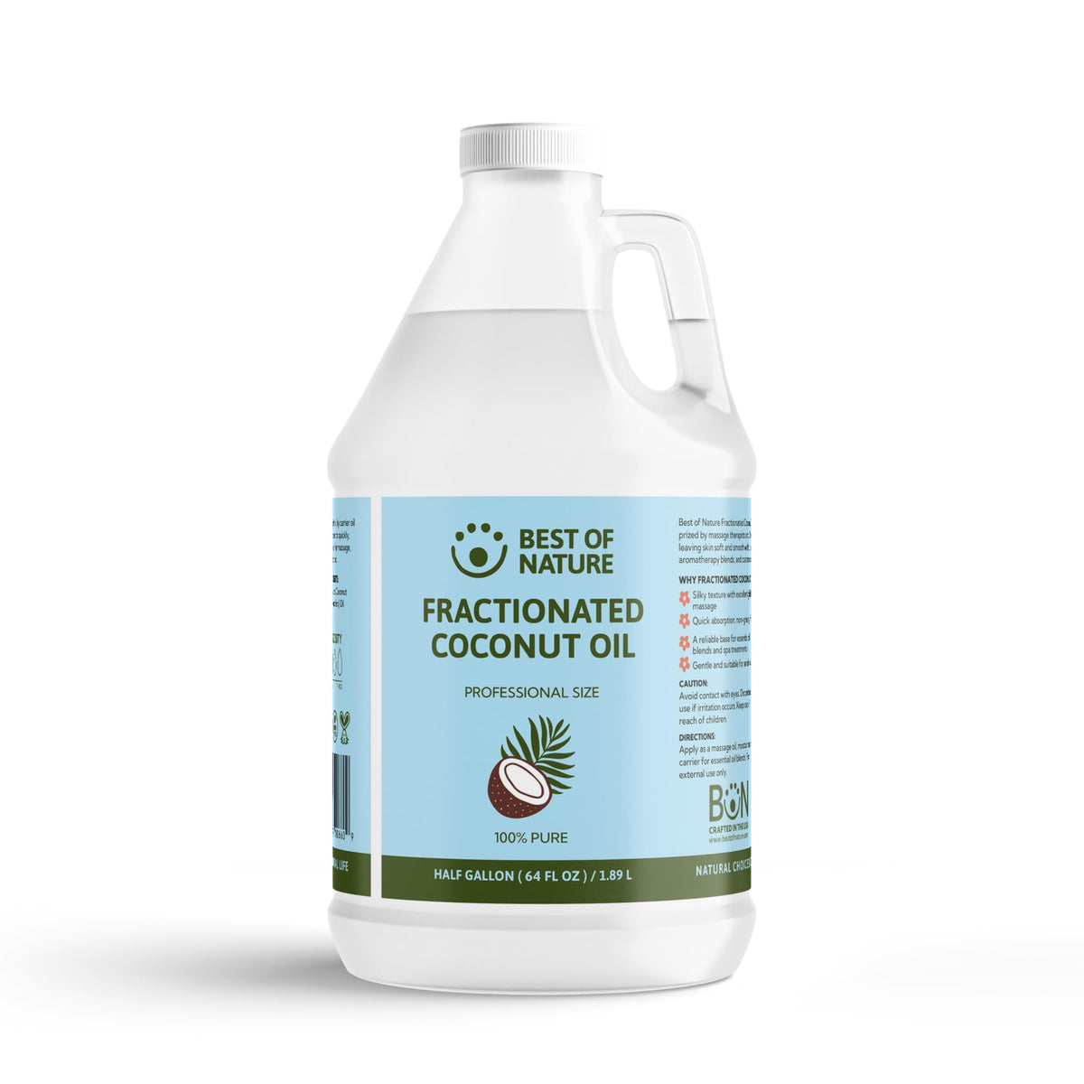 Best of Nature Fractionated Coconut Oil for Skin Massage - Best of Nature Official Imagery - 1