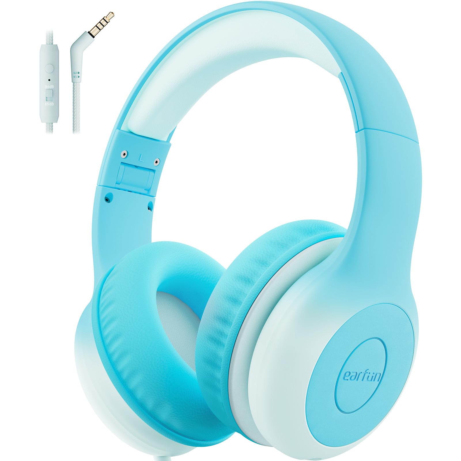 EarFun K1 Kids Headphones Wired with Mic, Volume Limit Headphones - EarFun Official Product View 10