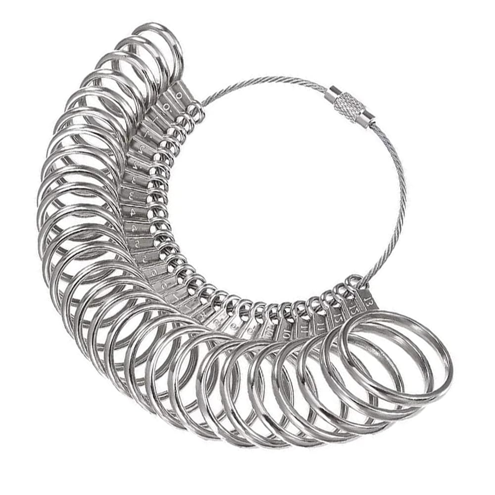 Meowoo Ring Sizer Measuring Tool with Magnifier, for Ring Measure by Meowoo - Angle View 8