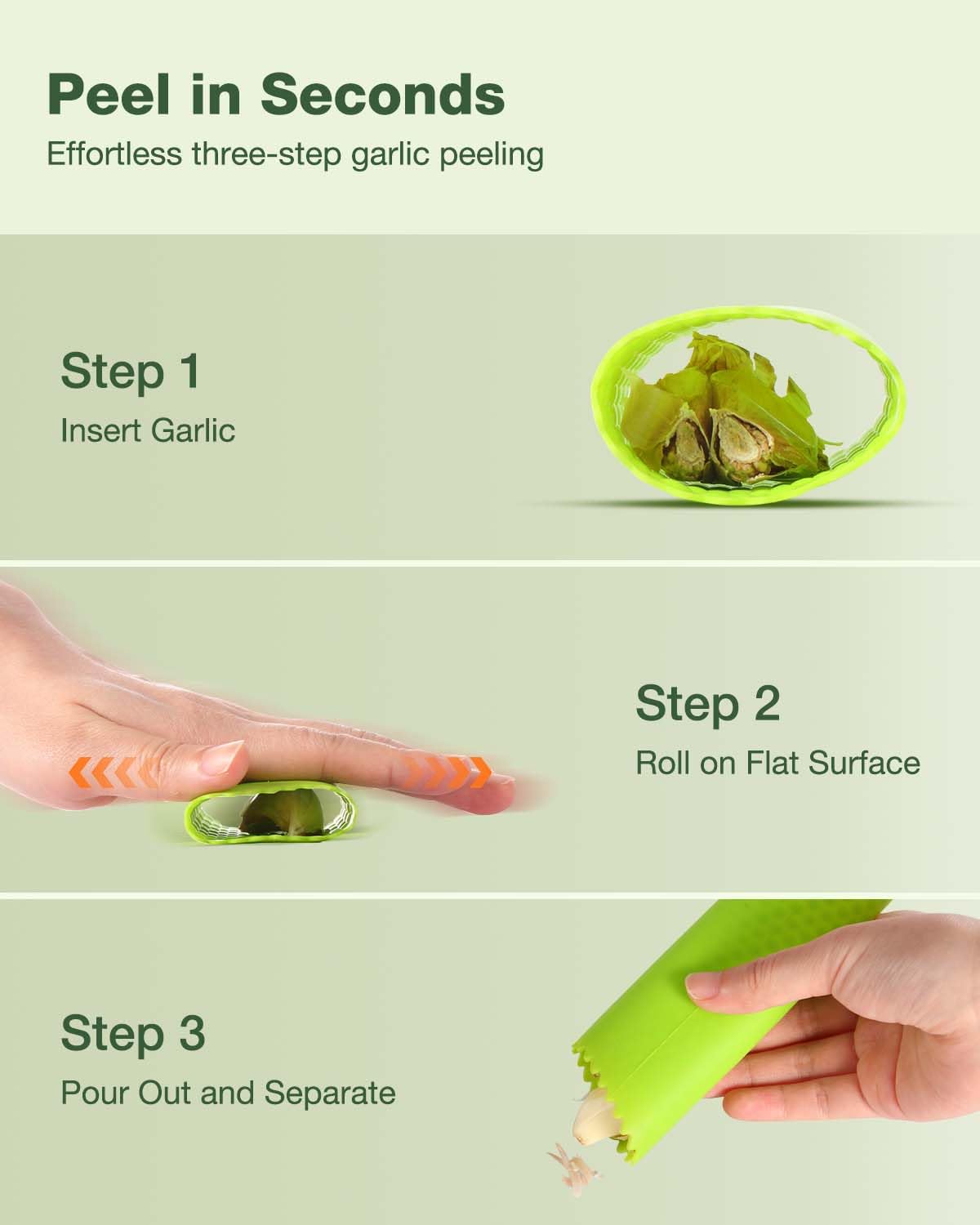 Vantic Garlic Press Rocker - Stainless Steel Garlic Crusher, Mincer an - View 4