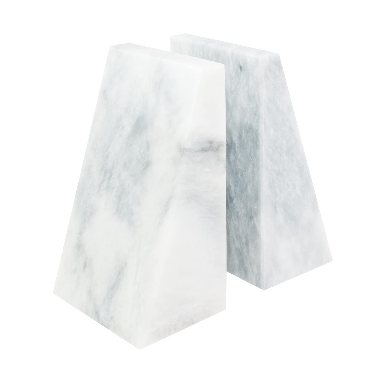 Ottimo Polished Heavy Stone Marble 6 Book Ends for Bookshelf - Ottimo Official Imagery - 1