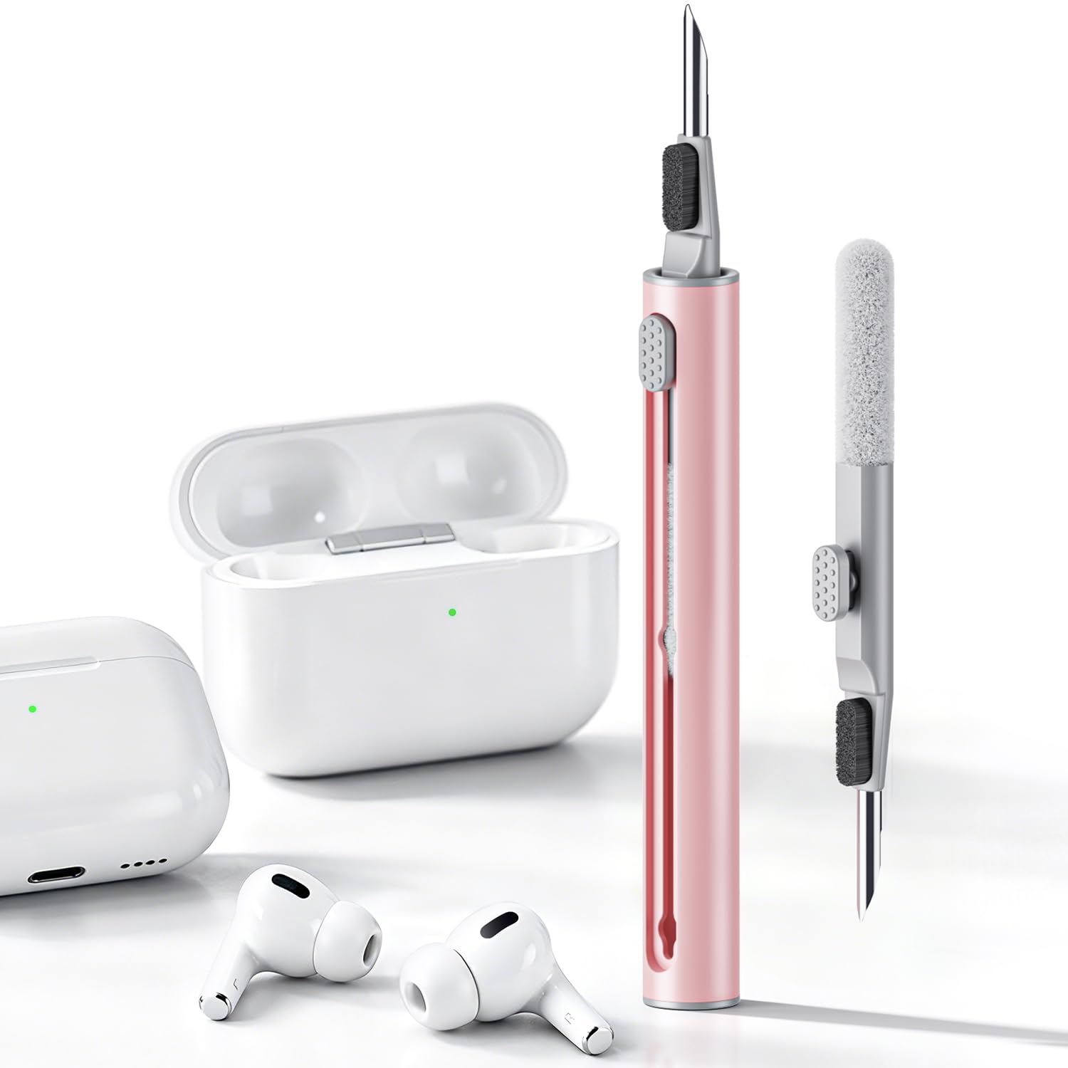 Hyashee Cleaner Kit for AirPods Pro 3/2/1, 3-in-1 Earbud Cleaning by Hyashee - Angle View 9