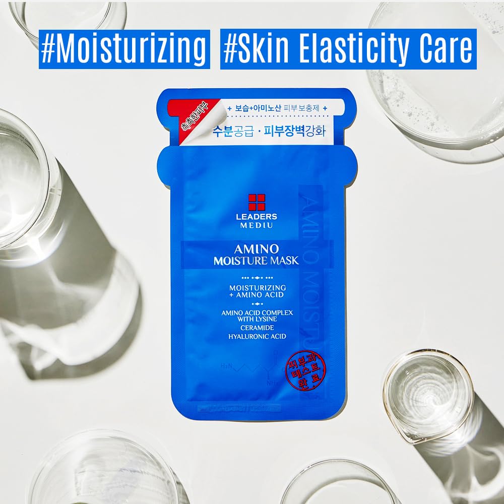 Amino Moisture Hydrating Facial Sheet Mask - Leaders Mediu