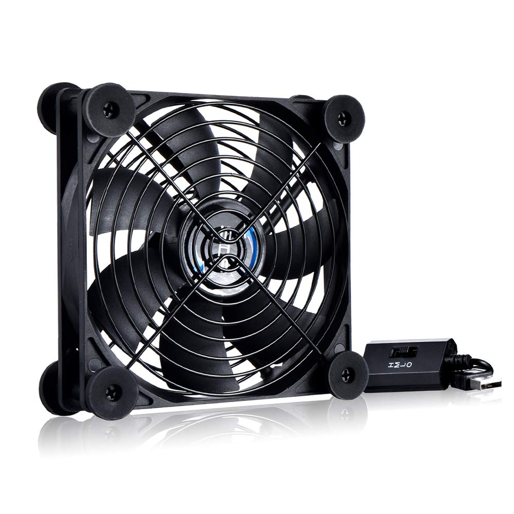 SCCCF Quiet 120mm USB Fan, 5V USB Portable Cooling Fan for Flat Panel TV Receive - SCCCF Official Product View 1