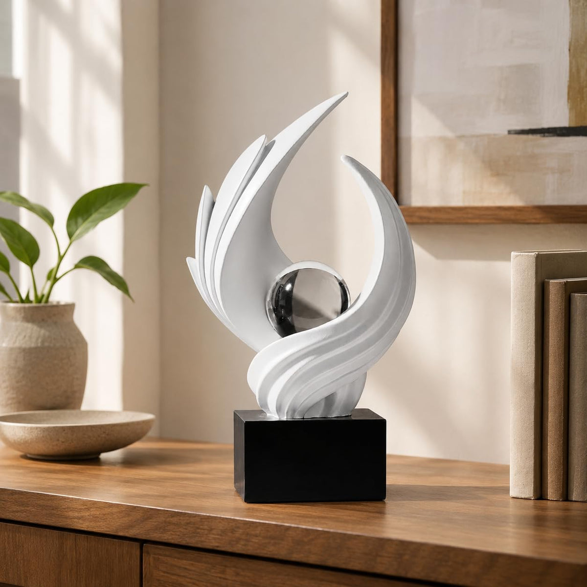 Abstract Art Sculptures Living Room Book Shelf Decor - XGZY Official Imagery - 8