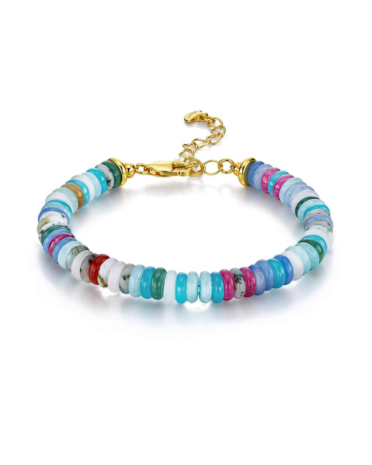 SNGIA Colorful 18K Gold Plated Bracelets for Women Stack - SNGIA Official Imagery - 6