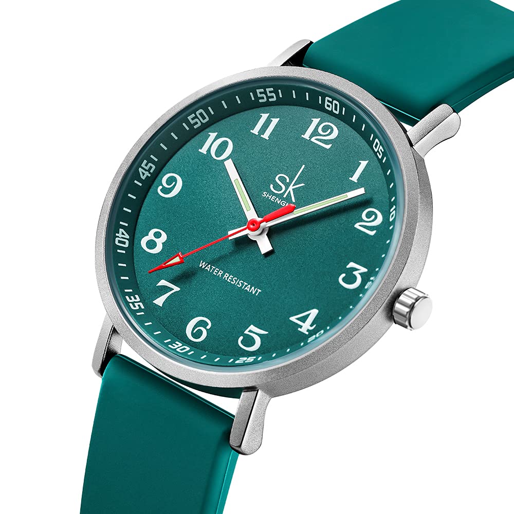 SHENGKE Casual Fashion Women Sport Watch Sweat Resistant - SHENGKE Official Imagery - 3