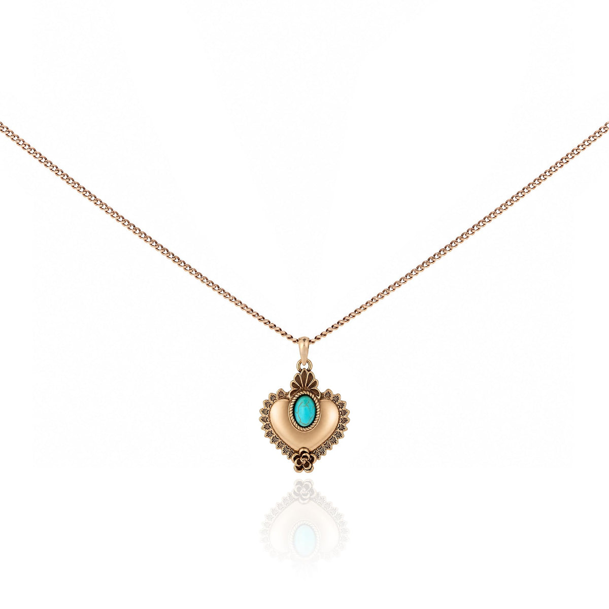 Wrangler Square Turquoise Necklace Turquoise Jewelry for - Montana West Official Imagery - 8