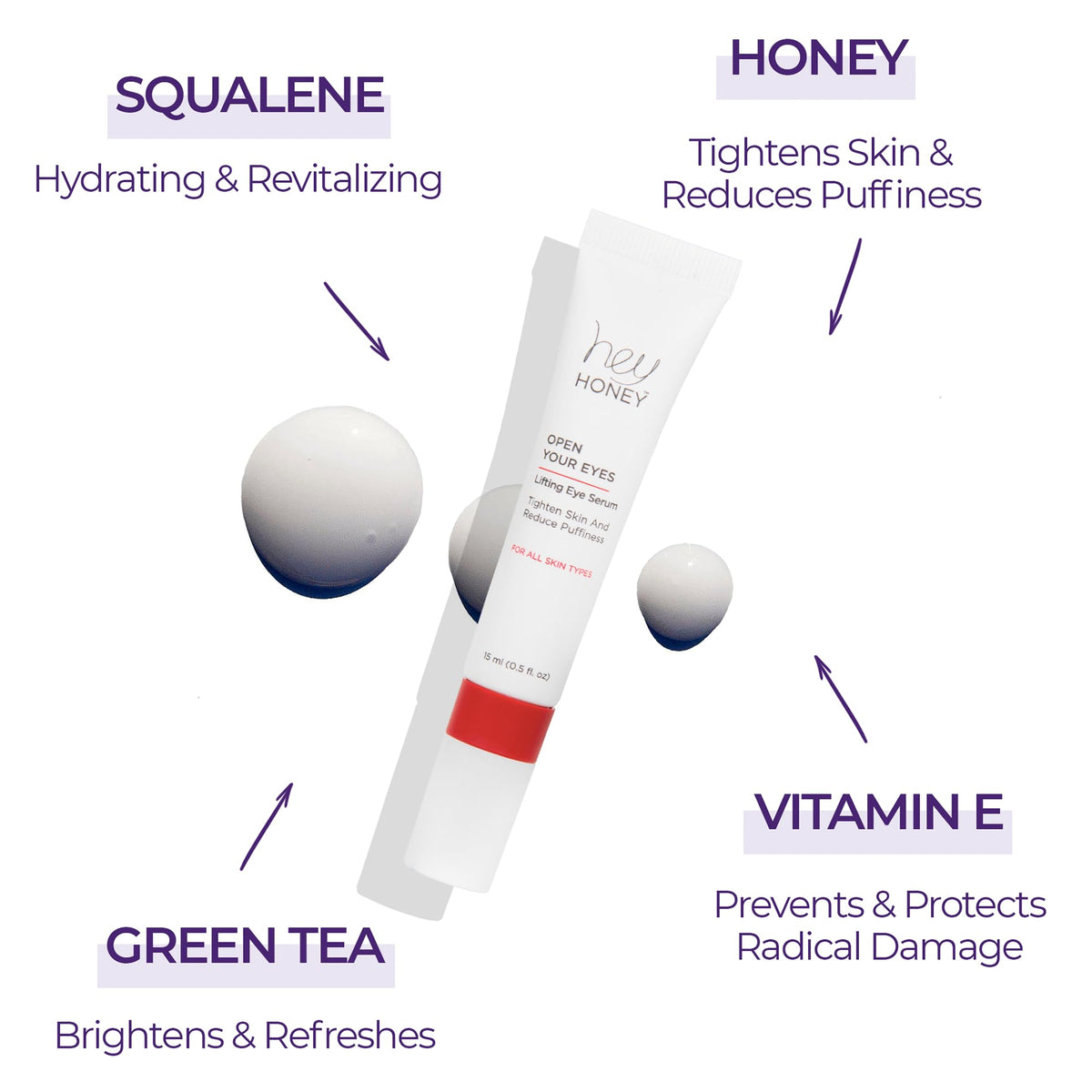 Hey Honey Open Your Eyes Lifting Eye Serum - Hey Honey Official Imagery - 5